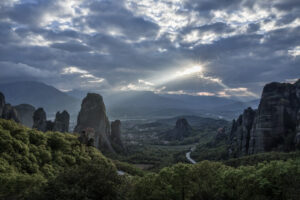 © Diana Sprot - Pointy Rocks and Shaft of Light