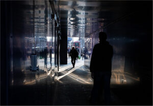 © Raymond Galvin - Street Scene (Kensington High St)